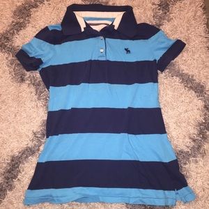 Abercrombie & Fitch Striped Polo M
